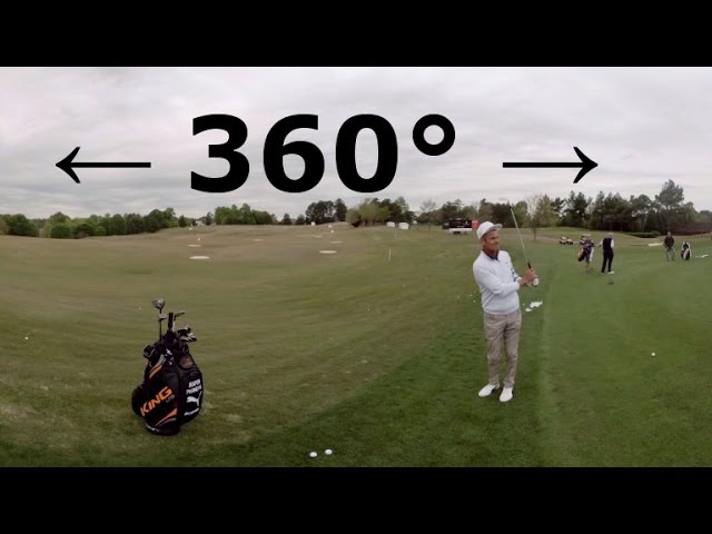 Hitting the flop shot in 360 degrees with Jesper Parnevik