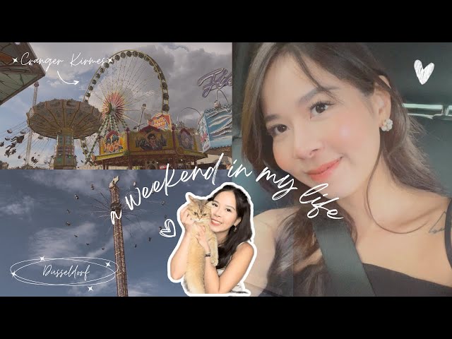 WEEKEND VLOG | mùa hè ở Đức đi đâu | Cranger Kirmes, Little Tokyo, Düsseldorf | engsub