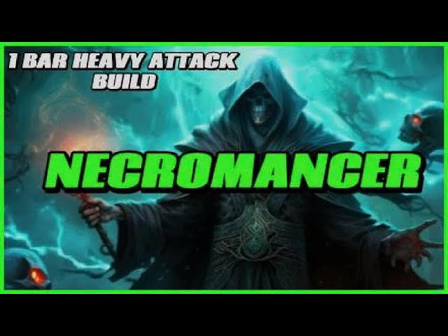 Eso | 1 Bar Heavy Attack Necromancer Build | Gold Road