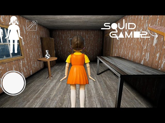 Playing As DOLL From The SQUID GAME 2 in Granny Chepter 1 On Hard Mode