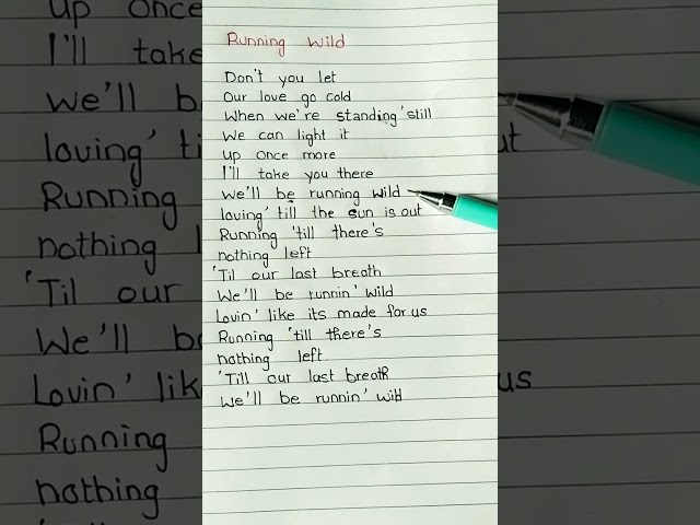 Running wild song lyrics #bts #song #music #jin #shorts #lyrics