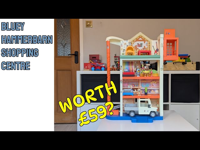 Bluey Hammerbarn Shopping Centre Mega Set Demo & Review