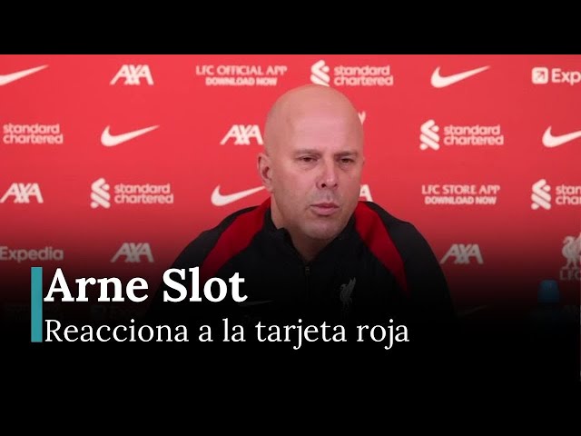 Arne Slot: Reflexiona sobre la tarjeta roja y los desafíos en la carrera por el título | AD12