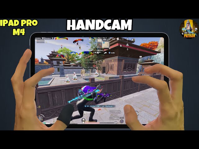 iPad Pro m4 😍 PUBG Mobile New Full HANDCAM Gameplay 🔥 PUBG/BGMI TEST