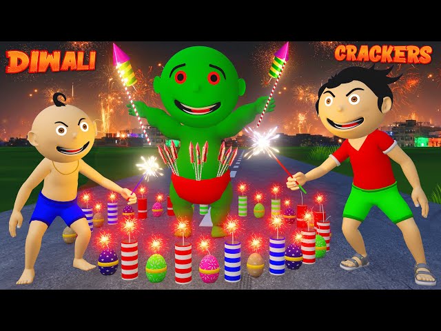 Pagal Bittu Sittu Aur Chirkut | Diwali Ke Patakhe Cartoon | Pagal Beta | Desi Comedy Video