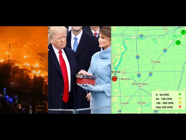 INAUGURATION FEARS GROW-RADIATION THREAT? DRONES?CONTINUATION OF GOVERNMENT? FIRES-UAPS-FOG-CLOUDS*