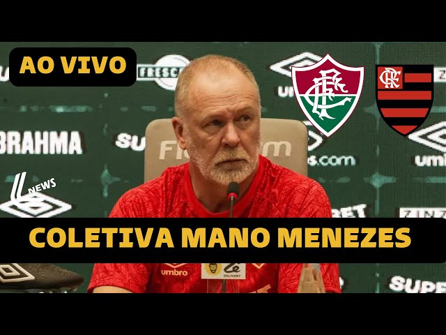 COLETIVA MANO MENEZES AO VIVO - FLAMENGO X FLUMINENSE DIRETO DO MARACANÃ - CARIOCA 2025