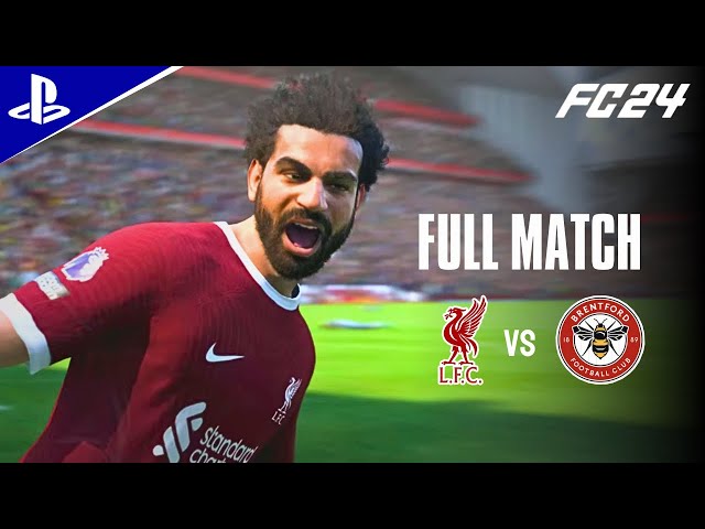 FC 24 - LIVERPOOL vs BRENTFORD | Mohamed Salah 2 Goals [4K 60FPS]