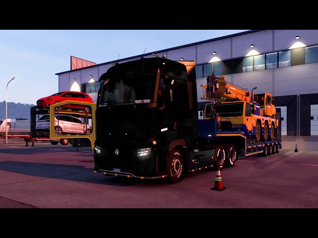 ETS 2 Gameplay Black Renault Truck POV  | Realistic Driving | ETS 2 Gameplay