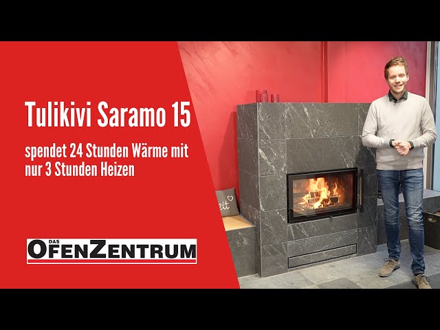 Tulikivi Saramo Trio 15 Nobile: spendet 24 Stunden Wärme mit nur 3 Stunden Heizen - DAS OFENZENTRUM