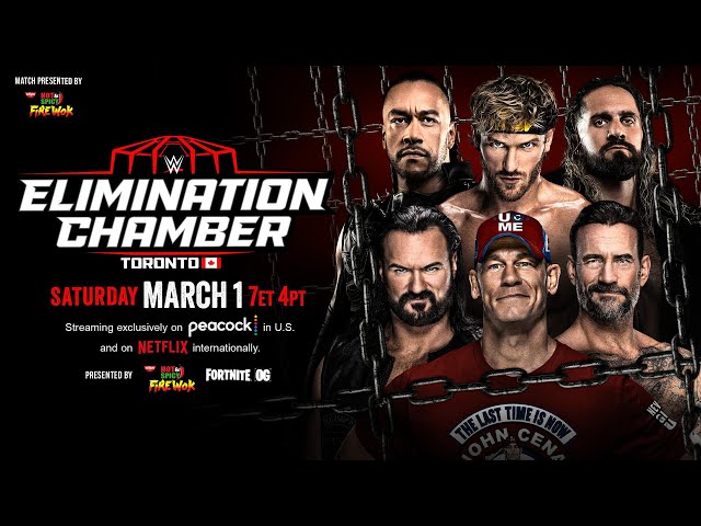 WWE 2k24 Elimination Chamber Men's Elimination Chamber Match