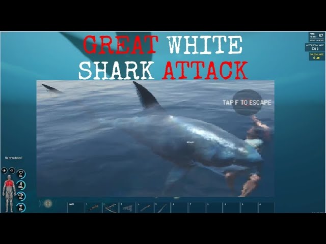 SHARK ATTACK!! #scum #survivalgame #shark #viral