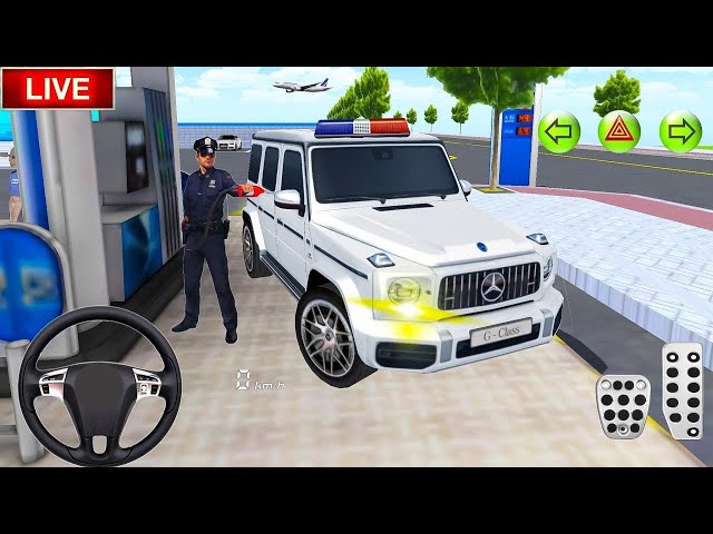 3d Driving Class #3 - Brand New Red Color Car Auto Repair Shop parking - Android Gameplay