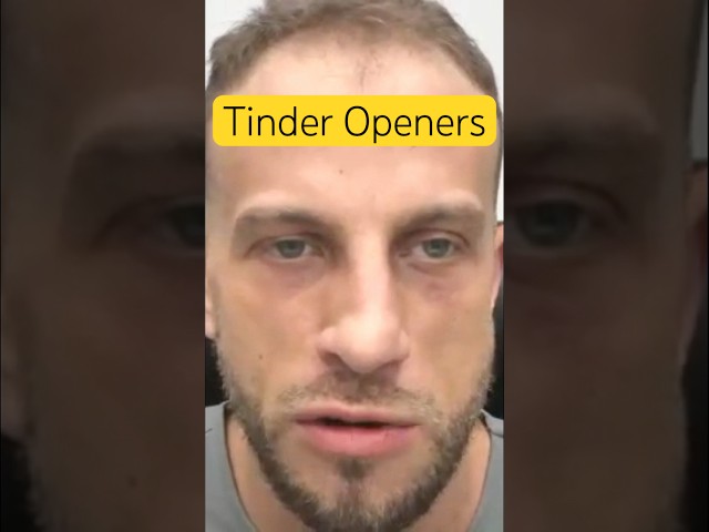 Tinder Openers by Playing With Fire's Alex