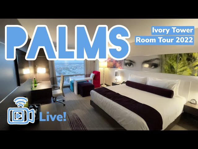 Palms Las Vegas - Ivory Tower King Room Tour Live!