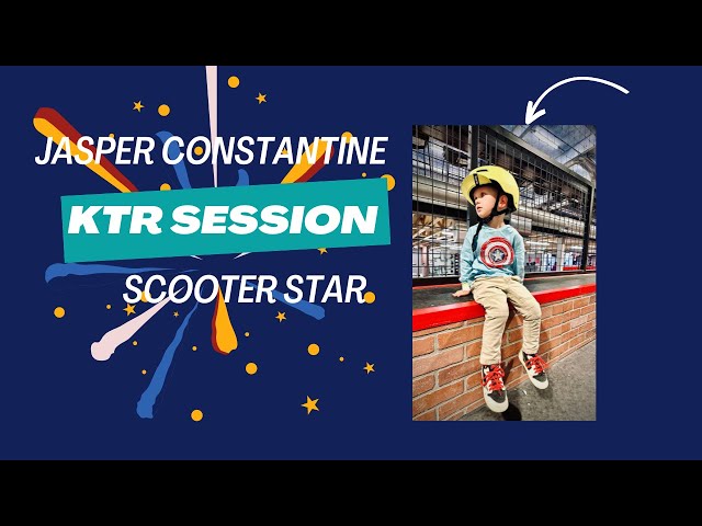 3-Year-Old Scooter Pro Jasper Shreds the Skatepark! 🚀 | Raw KTR Session