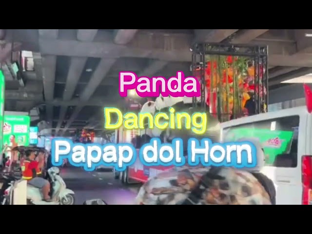 Panda Dancing to Papap Dol Horn, #trending #virals #short #trucking #viralvideo #short