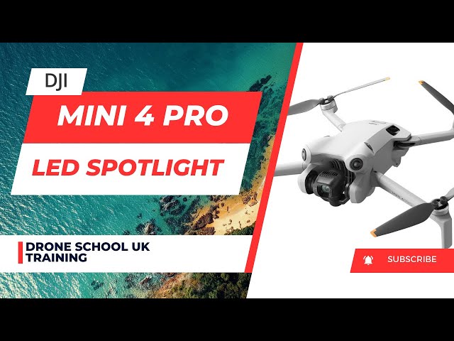 DJI Mini 4 Pro | LED Landing or Spotlight | Light up the Ground