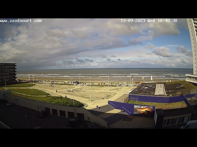 🔴Live webcam Boulevard De Favauge,  Zandvoort (Home to the Dutch Grand Prix 2024), The Netherlands