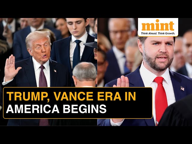 Donald Trump Inauguration: Moment When President Donald Trump, Vice President JD Vance Take Oath