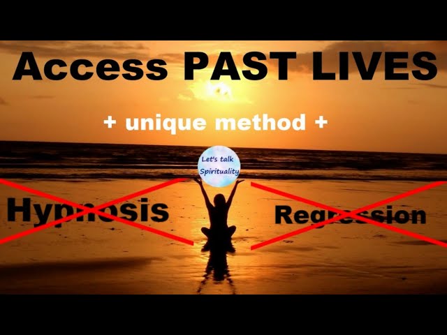 Dive into PAST LIVES WITHOUT any hypnosis nor regression - as that is NOT NEEDED, PAST LIFE INSIGHTS