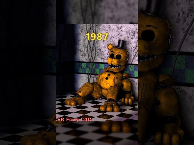 Golden Freddy Become Withered #fnaf #fivenightsatfreddys #goldenfreddy