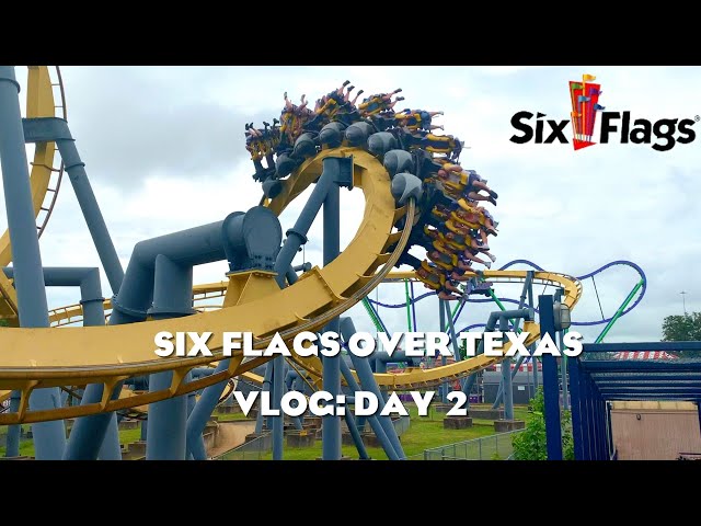 Six Flags over Texas Vlog Day 2