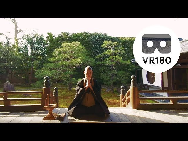 【VR180/3D】Zen Meditation in Kyoto: G.T.A. Japan