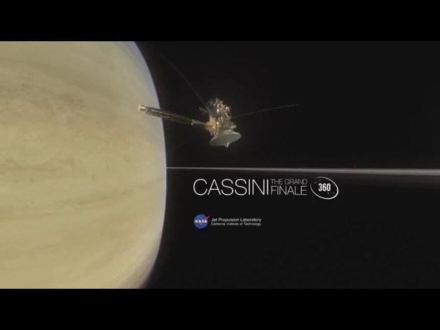 360 Live  Cassini’s Finale at Saturn (Courtesy to NASA JPL and Cassini TM) #RipCassiniForever :(