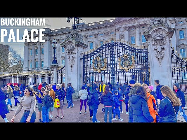 London City Tourist Walk Tour 2022 | 4K HDR Virtual Walking Tour around the City | Buckingham Palace