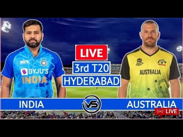 India vs Australia 3rd T20 live