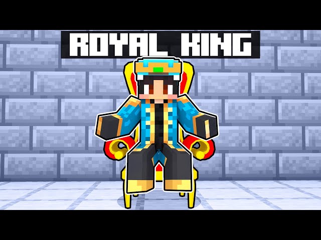 Playing As A ROYAL KING In Minecraft!