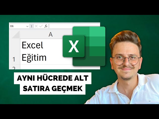 Excel'de Hücre İçerisinde Alt Satıra Geçmek