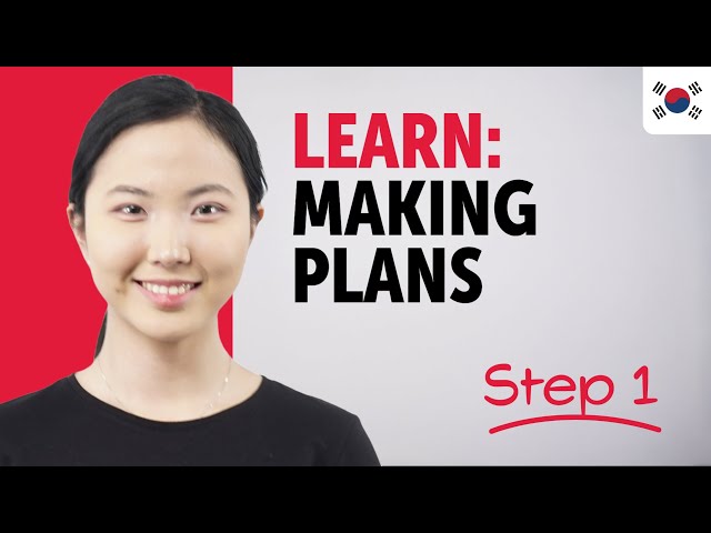 Learn How to Make Plans in Korean | Essential Sentence Patterns & Grammar