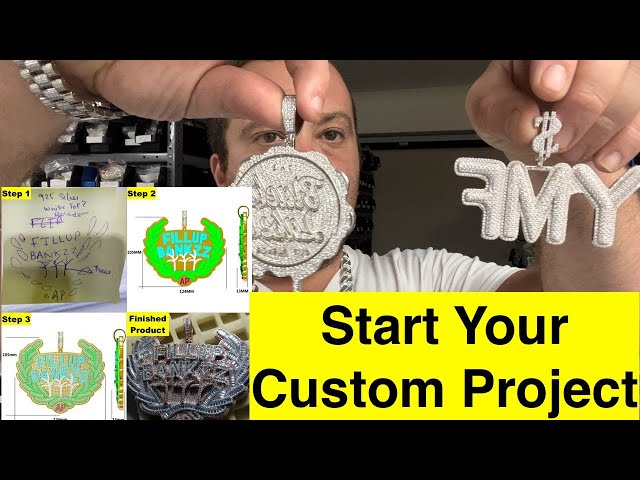 Start Your Custom Jewelry Project On Harlembling - Any Custom Logo Pendant, Ring, & More!