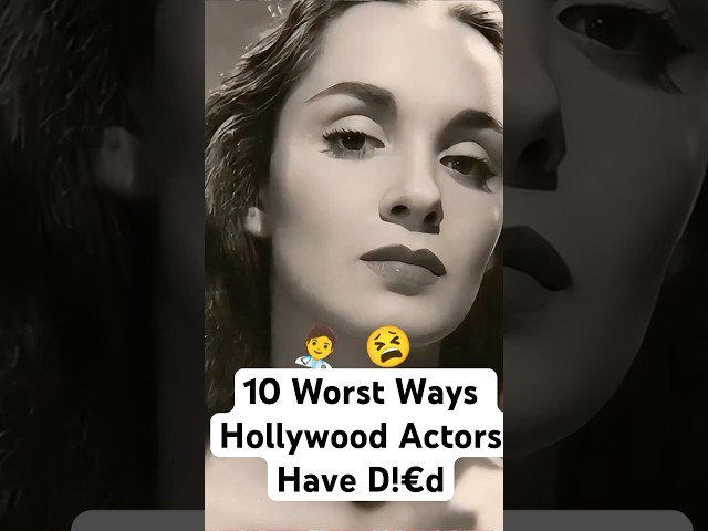 10 Worst Ways Hollywood Actors Have Died #hollywoodhappenings #celebrity #hollywoodstars #entertain