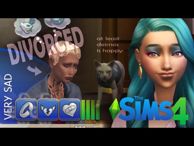 will we ever recover after divorcing our rich wife and taking her money?? 【THE SIMS 4: LIFE & DEATH】