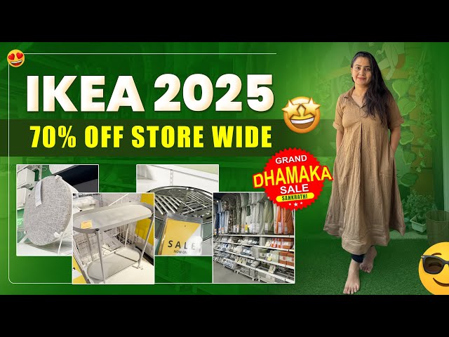 IKEA 2025 Sale | 70% off on Everything |IKEA Hyderabad Latest offers |Zindagi Unlimited Telugu Vlogs