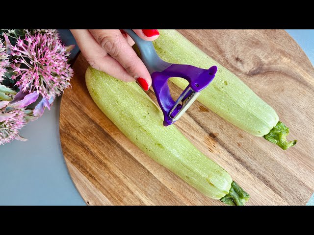 Stop frying the pumpkins! The baked zucchini recipe is delicious, lose weight by eating light! ASMR