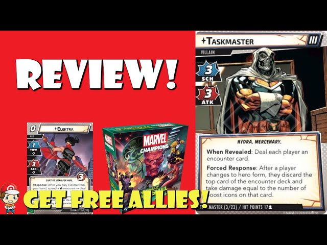 Taskmaster Gives You Extra Allies... FOR FREE!? (Marvel Champions - Rise of the Red Skull Review)