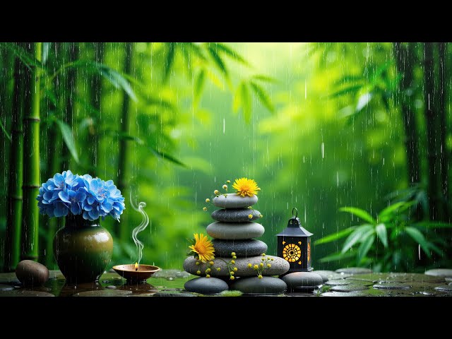 Calming Rain Sounds & Soothing Music for Stress Relief, Anxiety Reduction, and Better Sleep