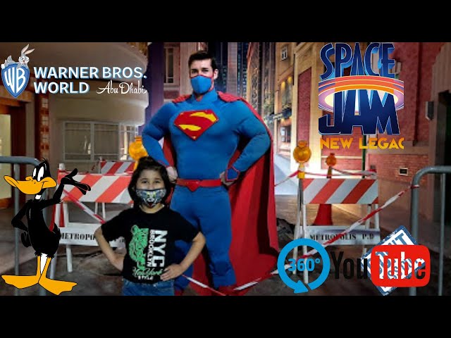 360 Video biggest Indoor Playground Family | Warner bros. World Abu Dhabi | Space Jam Show