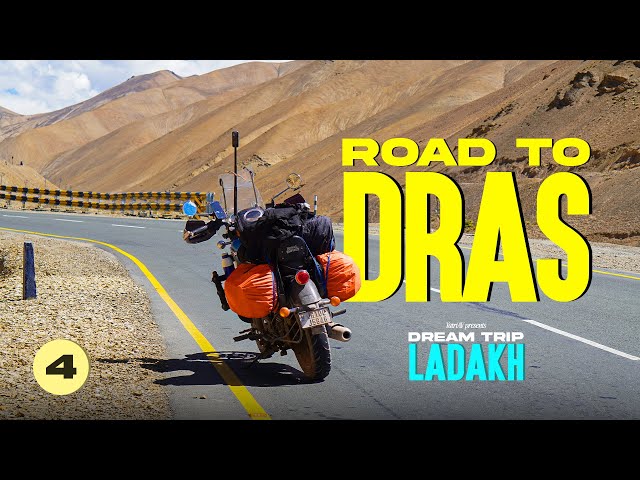 Srinagar to Dras to Kargil to Leh on Royal Enfield | Amazing Drone Views 🤩