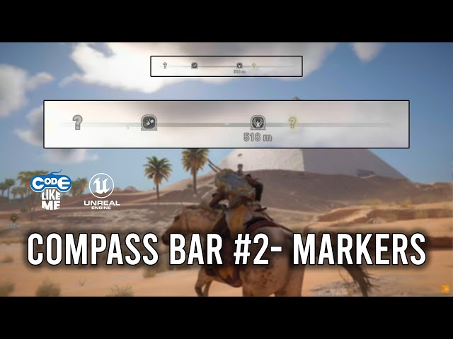 Unreal Engine 5 Compass Bar Tutorial #2 - Markers