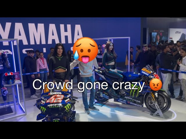 Crowd gone crazy in Bharat Mobility Global Expo 2025