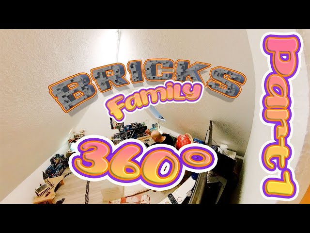 Bricks Family Episode 1 - the beginning of our brick city - 360 video