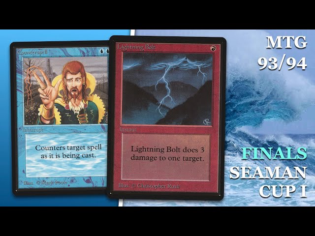 UR Counter Burn vs UW Control, The Finals Sea-Men Cup | Old School Magic the Gathering #mtg9394