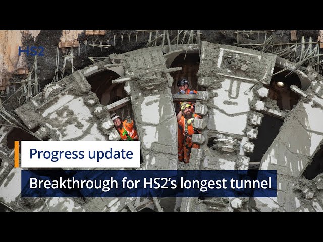 Historic breakthrough for HS2’s longest tunnel