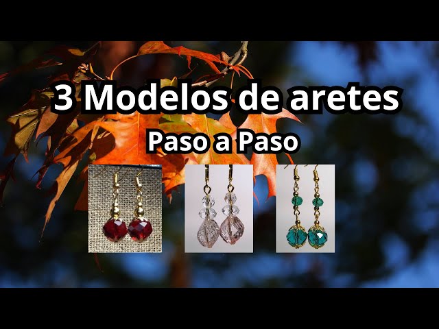 Como hacer aretes paso a paso en español #aretes #hechoamano #pasoapaso