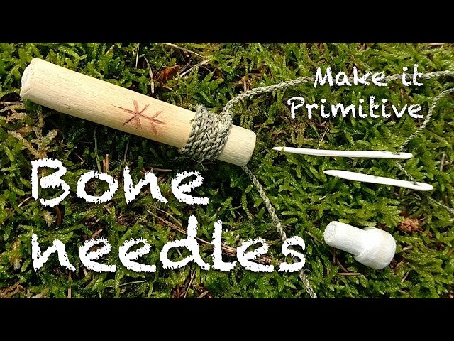 Bone tools 1: Making bone needles and container 🦴